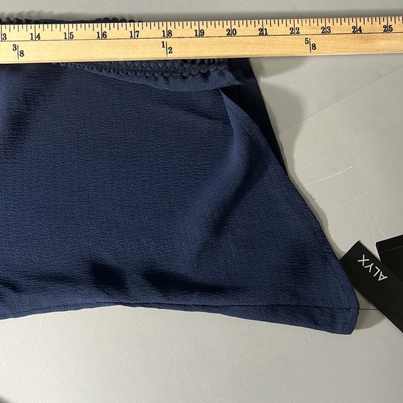 ALYX NWT Women's Blue U-Neck Long Sleeves Top Size XL - Picture 5 of 9